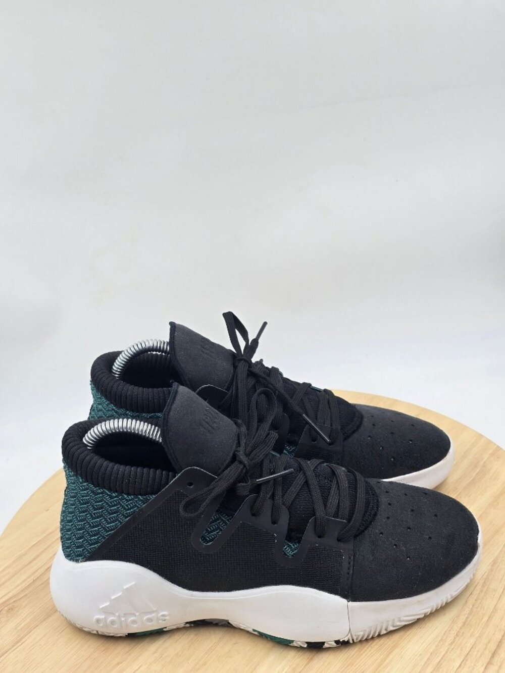 adidas Pro Vision Basketball Shoes 'Active Green' Black Youth Kid's Size 5.5